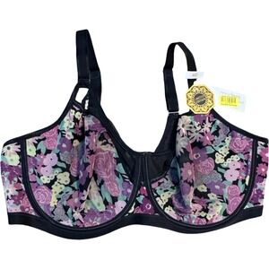 Modern Movement‎ 40D Floral Print Full Coverage Underwire Bra F528M417 Edition